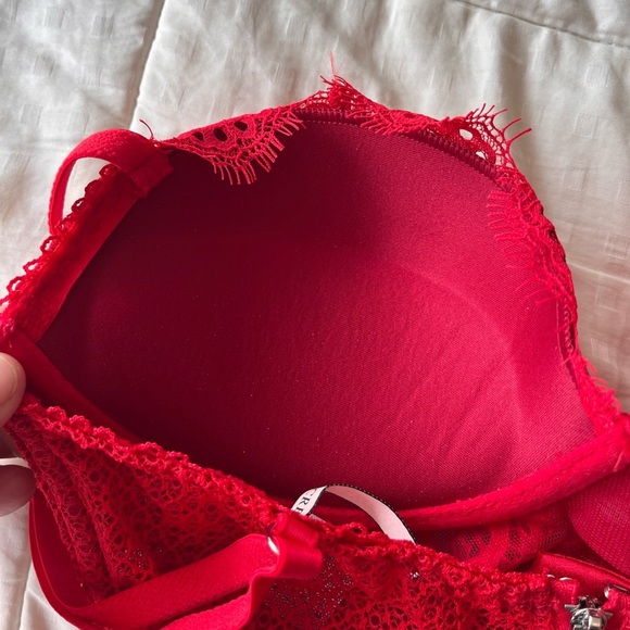 Victoria’s Secret Red Corset Lace Bustier Top 34C - Picture 8 of 8